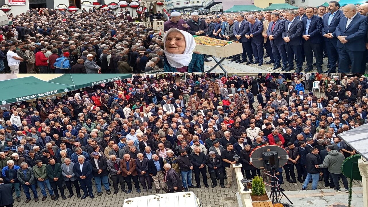 BAŞKAN KURUKIZ’IN ANNESİNİ MAHŞERİ KALABALIK UĞURLADI