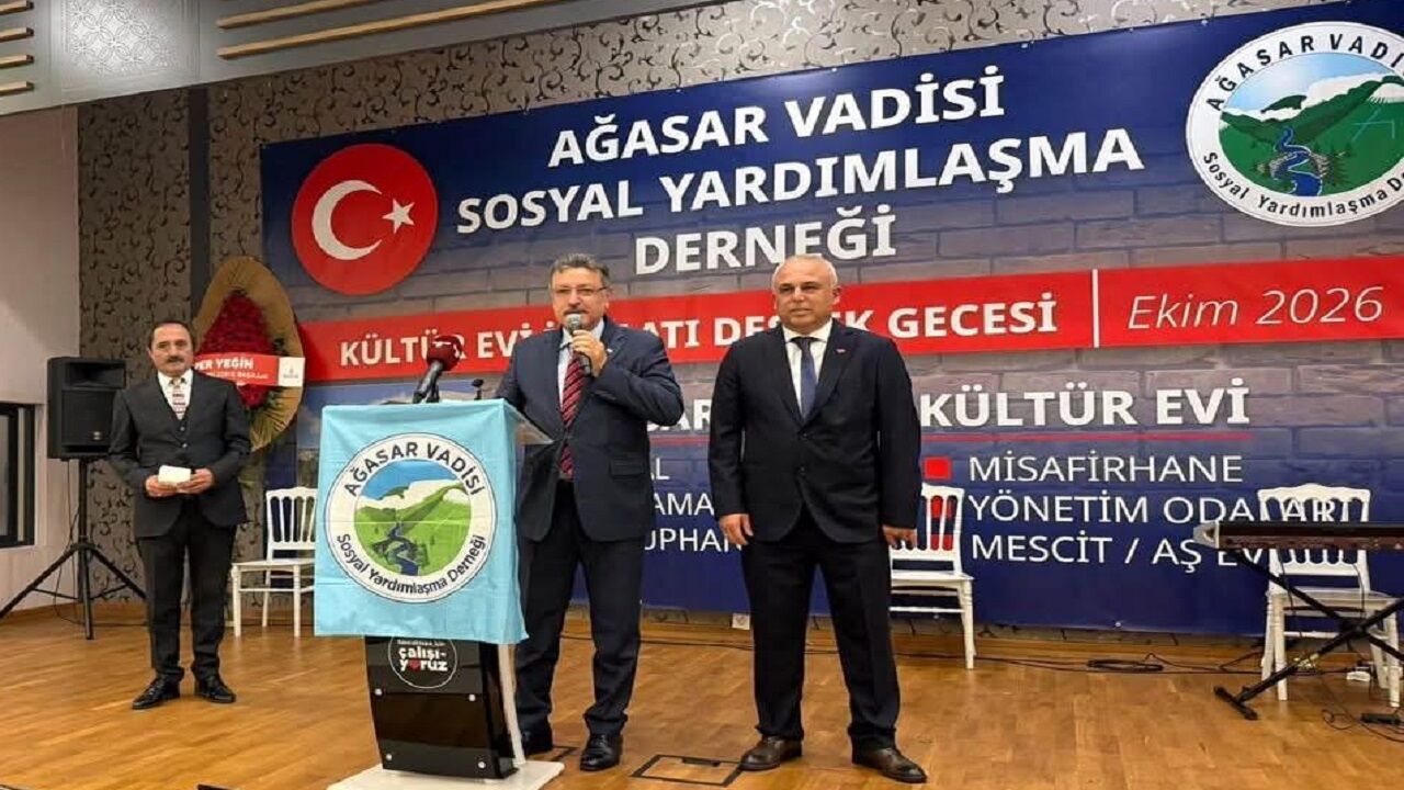 BAŞKAN GENÇ'TEN AĞASAR KÜLTÜR EVİ'NE DESTEK