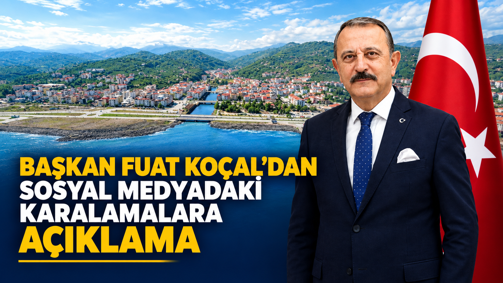 BAŞKAN FUAT KOÇAL’DAN SOSYAL MEDYADAKİ KARALAMALARA CEVAP GECİKMEDİ