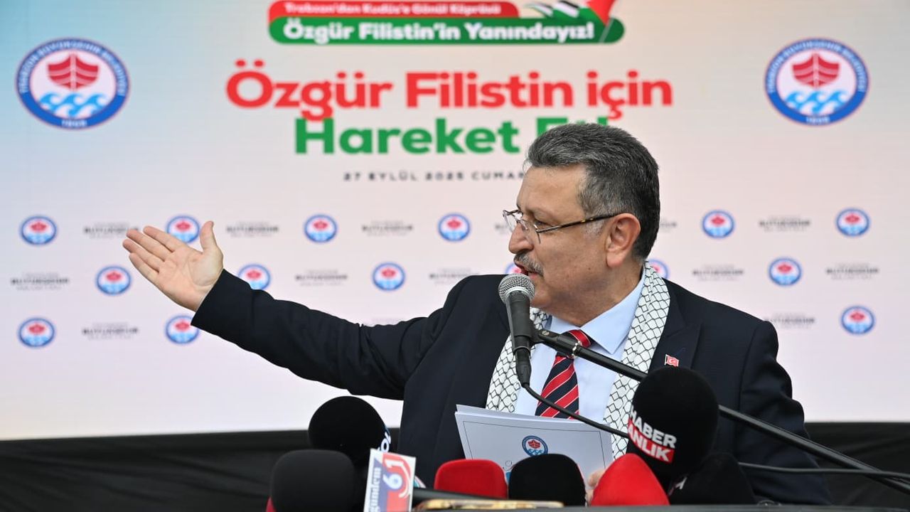 TRABZON BÜYÜKŞEHİR BELEDİYESİ’NDEN GAZZE İÇİN YARDIM SEFERBERLİĞİ