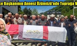 Eski İlçe Başkanının Annesi Üzümözü'nde Toprağa Verildi