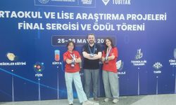 TÜBİTAK TÜRKİYE FİNALLERİ’NDEN ÖDÜLLE DÖNDÜ