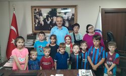 YAZ KUR’AN KURSU ÖĞRENCİLERİNDEN İLÇE MÜFTÜLÜĞÜNE ZİYARET