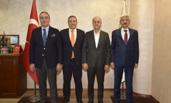 BAŞKANLAR PROJELERİ GÖRÜŞTÜ