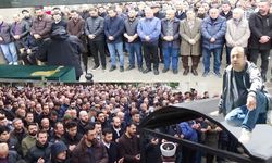 MAHŞERİ KALABALIK 3 EVLAT BABASINI EBEDİYETE UĞURLADI