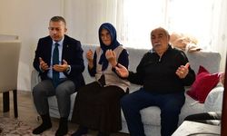 TRABZON VALİSİ, ŞAHİN’DEN ŞEHİT AİLESİNE ZİYARET