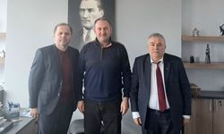 BAŞKAN ÇABUK DOĞALGAZ ÇALIŞMASI İÇİN AKSA BÖLGE MÜDÜRÜNÜ ZİYARET ETTİ