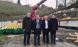 BAŞKAN KOÇAL MÜJDEYİ ŞANTİYEDEN VERDİ