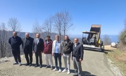 VAKFIKEBİR KARADAĞ YOLU’NDA ÇALIŞMALAR YENİDEN HIZ KAZANDI