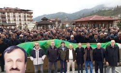 KALBİNE YENİLEN ÇAYKUR İŞÇİSİNİ 41 YILLIK ASKER ARKADAŞLARINDAN SON GÖREV