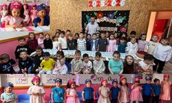 MÜFTÜLÜK 4-6 YAŞ GRUBUNDAN 49 ÖĞRENCİ KARNE HEYECANI