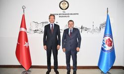 BÜYÜKELÇİ HENDRİK VAN DE VELDE’DEN BAŞKAN GENÇ’E ZİYARET