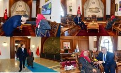 VALİ ŞAHİN ŞEHİT ANNESİ KATİBE KOMUTU MİSAFİR ETTİ
