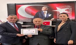 ŞUBE MÜDÜRÜ ÖMER BAŞTAN’A ÖDÜL BELGESİ
