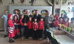 BÜYÜKLİMAN İLKOKULU ZENGİNLEŞTİRİLMİŞ KÜTÜPHANESİNE KAVUŞTU