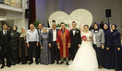 İLKNUR İLE ABDULLAH BİR ÖMÜR BERABERLİĞE EVET DEDİLER