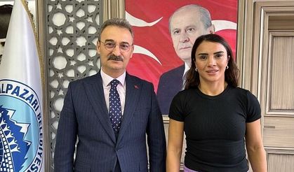 DÜNYA ŞAMPİYONU ŞENGÜL KURUKIZ’I ZİYARET ETTİ