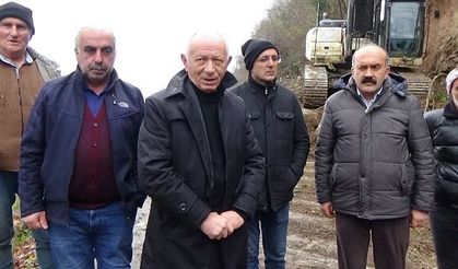 UZUN, TOPRAK KAYMASI YAŞANAN ALANDA İNCELEMELERDE BULUNDU