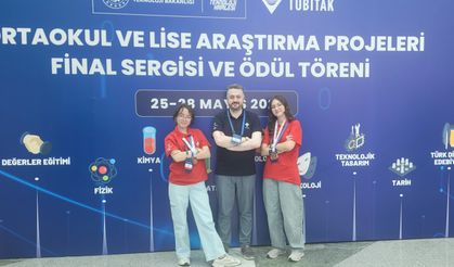 TÜBİTAK TÜRKİYE FİNALLERİ’NDEN ÖDÜLLE DÖNDÜ
