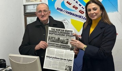 ATAR’DAN ÖZCAN’A TEŞEKKÜR ZİYARETİ