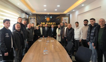 KAYMAKAM ULUSOY’DAN AK PARTİ İLÇE BAŞKANLIĞI’NA İADE-İ ZİYARET