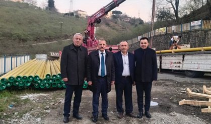 BAŞKAN KOÇAL MÜJDEYİ ŞANTİYEDEN VERDİ