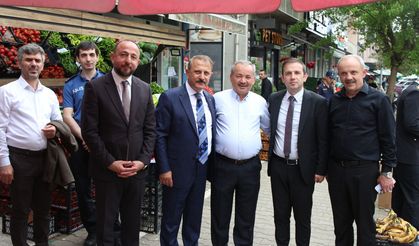 VAKFIKEBİR’DE GÖNÜL KÖPRÜLERİ KURULDU: PROTOKOL ESNAFLA BAYRAMLAŞTI