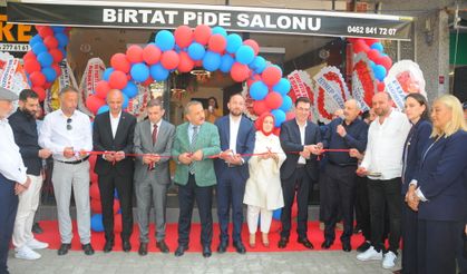 BİRTAT PİDE SALONU DUALARLA HİZMETE AÇILDI