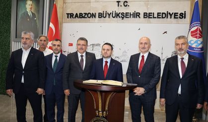 BAKAN GÜRLEK’TEN TRABZON BÜYÜKŞEHİR BELEDİYESİ’NE ZİYARET