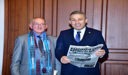 TRABZON VALİSİ ŞAHİN HABERİMİZ & GAZETEMİZİ BEĞEND​​​​​​​İ
