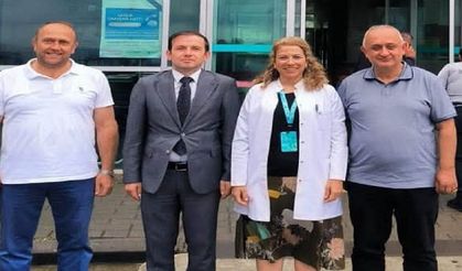 KAYMAKAM ULUSOY’DAN DEVLET HASTANESİNE ZİYARET