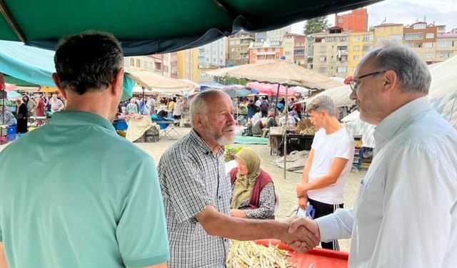 MÜFTÜ’DEN PAZAR ESNAFINA BEREKET DOLU ZİYARET