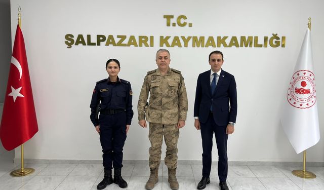 ALAY KOMUTANINDAN ŞALPAZARI ZİYARETİ