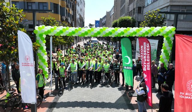 TRABZON’DA PEDALLAR SAĞLIK İÇİN ÇEVRİLDİ