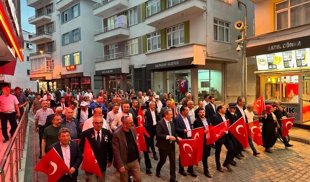 Şalpazarı’nda 2025 yılı 15 Temmuz kutlaması Hürriyet Meydanında Yapıldı