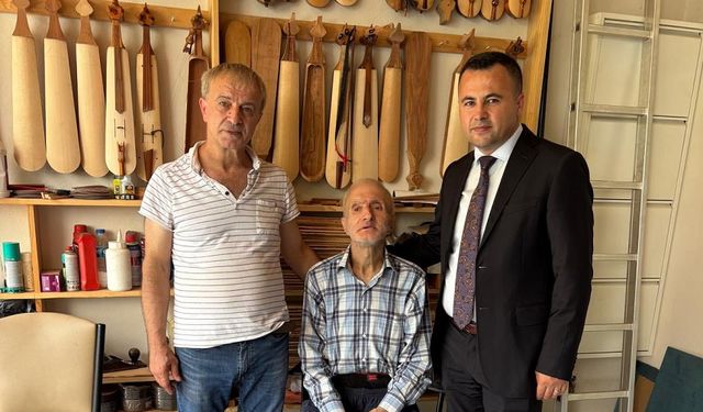 KAYMAKAM UZAN’DAN YARIM ASIRLIK SANATKÂRLARA ZİYARET