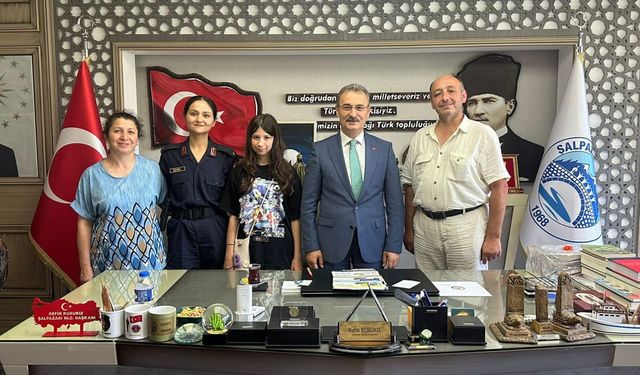 BAŞKAN KURUKIZ’A ZİYARETLER DURMUYOR
