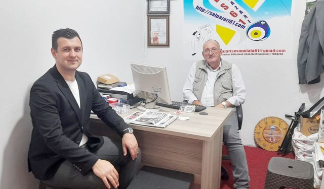 GAZETEMİZE VEDA ZİYARETİNDE BULUNDU