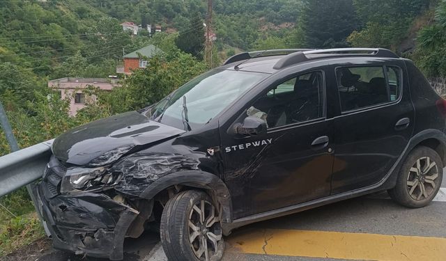 BEŞİKDÜZÜ ŞALPAZARI KARAYOLUNDA TRAFİK KAZASI 1 YARALI