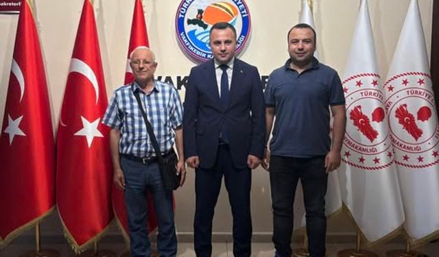 KARAYOLLARI PERSONELİNDEN KAYMAKAM UZAN’A NEZAKAT ZİYARETİ