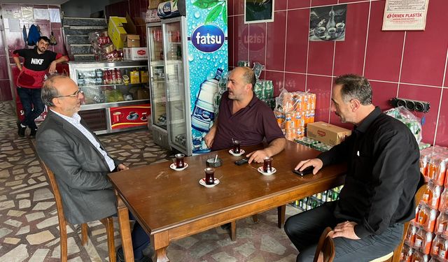 MÜFTÜ KÜÇÜK SANAYİ SİTESİ ESNAFLARINI ZİYARET ETTİ