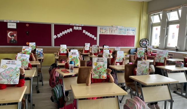 KEMALİYE İLKOKULU'NDA İLK DERS: "YEŞİL VATAN"