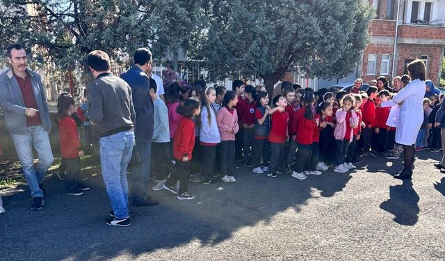 BÜYÜKLİMAN İLKOKULU'NDA AFET BİLİNCİ GÜÇLENİYOR