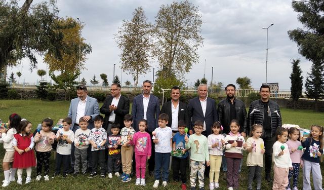 MİNİKLER DOYASIYA EĞLENDİLER