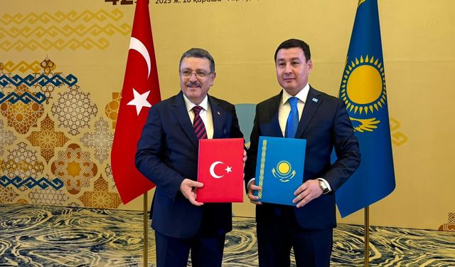 TRABZON'UN YENİ KARDEŞ ŞEHRİ AKTAU OLDU