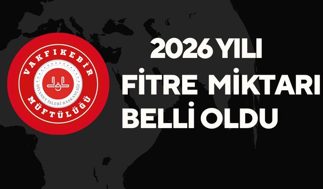 DİN İŞLERİ YÜKSEK KURULU, 2026 YILI FİTRE MİKTARINI AÇIKLADI