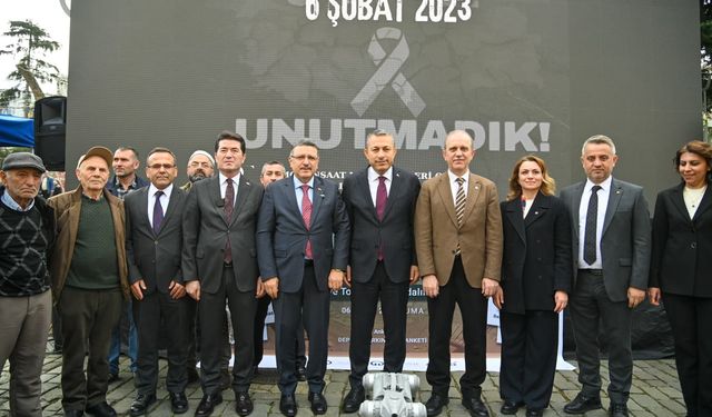 DEPREMDE CAN VEREN VATANDAŞLAR TRABZON'DA ANILDI