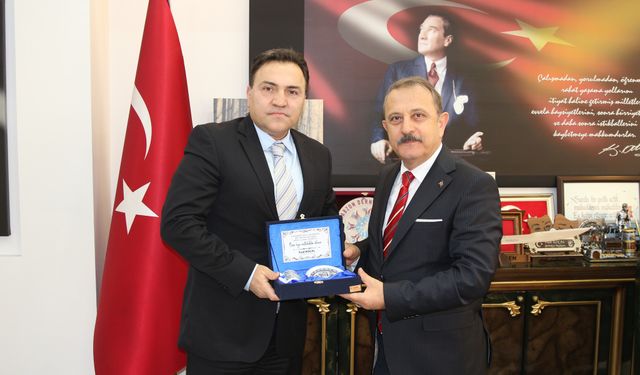 BAŞKAN KOÇAL’I ZİYARET ETTİ