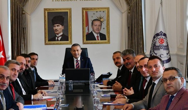 MÜTEŞEBBİS HEYET VALİ ŞAHİN BAŞKANLIĞINDA TOPLANDI