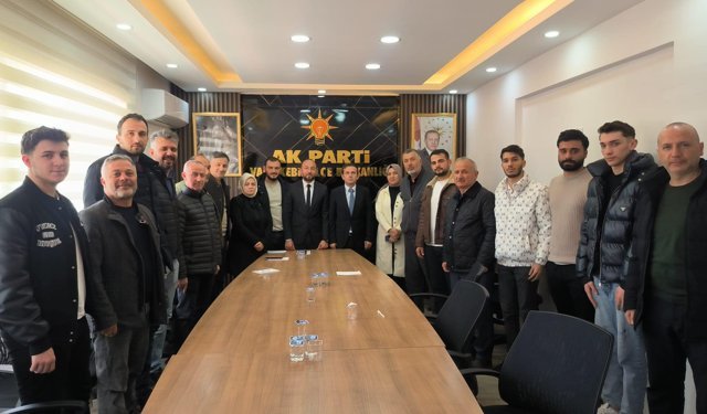 KAYMAKAM ULUSOY’DAN AK PARTİ İLÇE BAŞKANLIĞI’NA İADE-İ ZİYARET